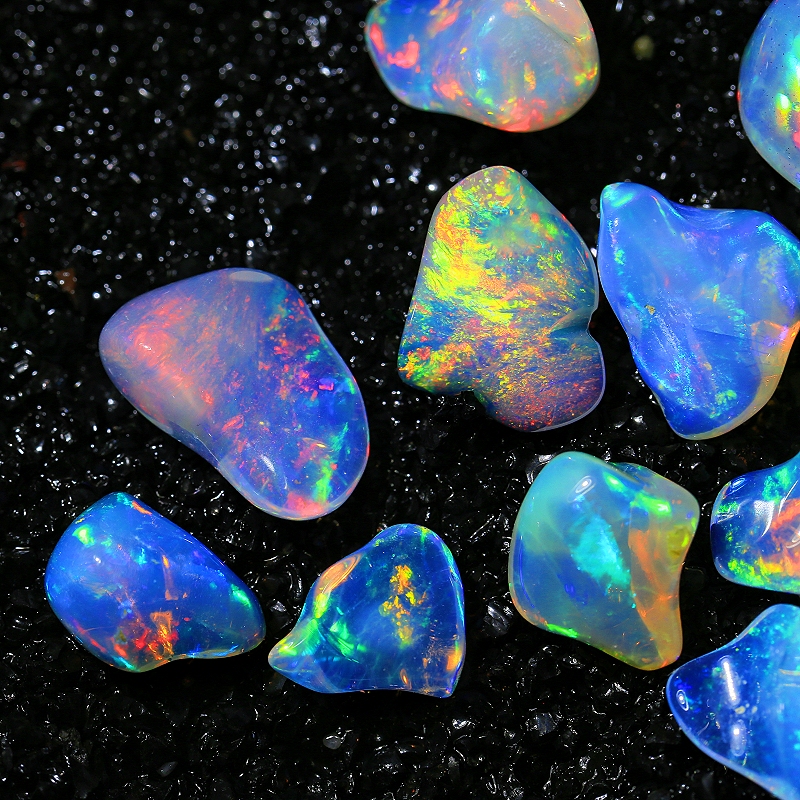 M3 Large Natural Polished Opal Rough Stone Mineral Crystal Pendant Jewelry