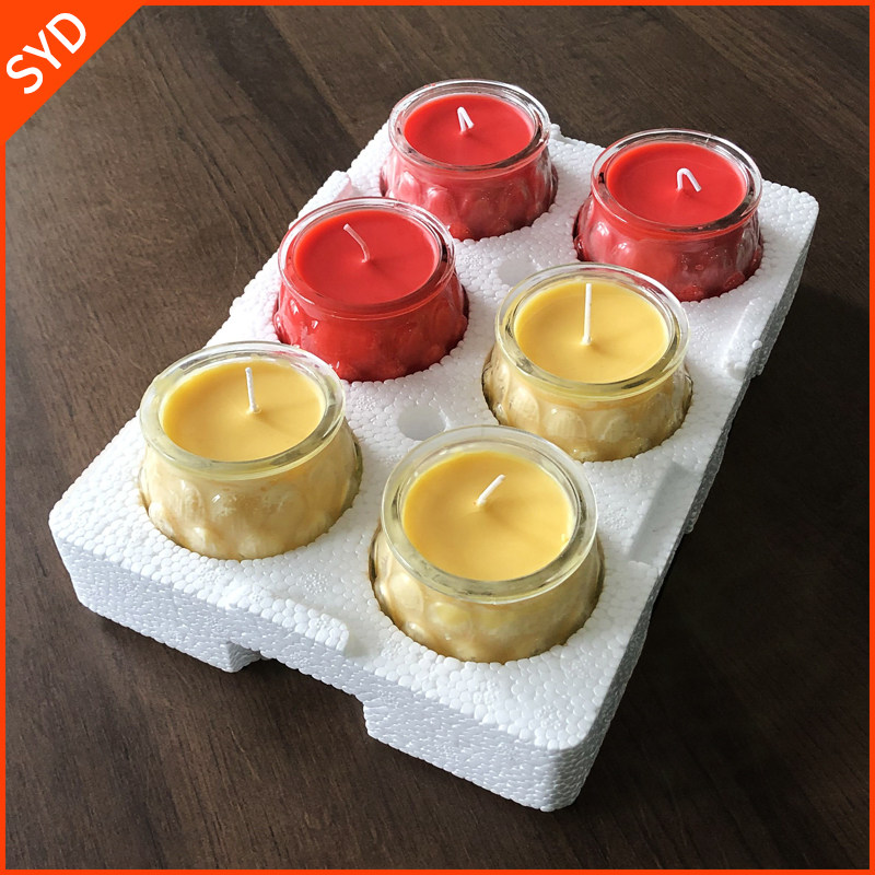 Flat mouth lotus butter lamp 24 hours lotus lamp household for Buddha festival ceremony Buddha candle Changming for Buddha lamp