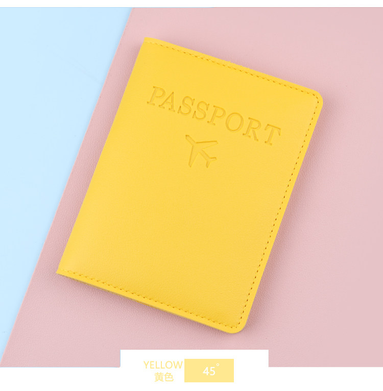 Business Travel Passport Holder RFID Passport Protective Case Document Pouch PU Leather Card Holder Factory Stock