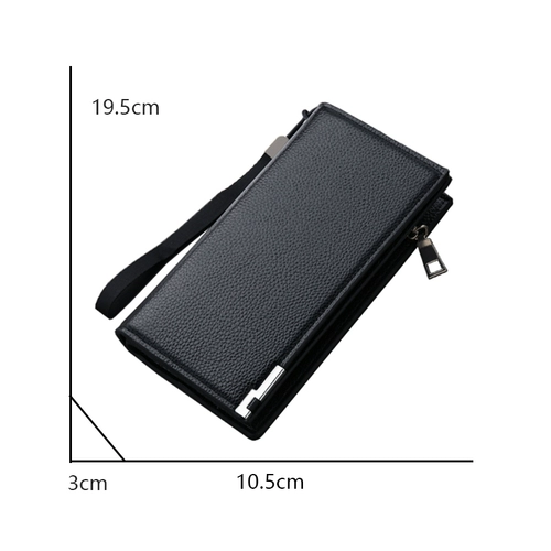 Цепочка с молнией, вместительная и большая сумка с петлей на руку, длинный бумажник, маленькая сумка клатч, бизнес-версия, простой и элегантный дизайн