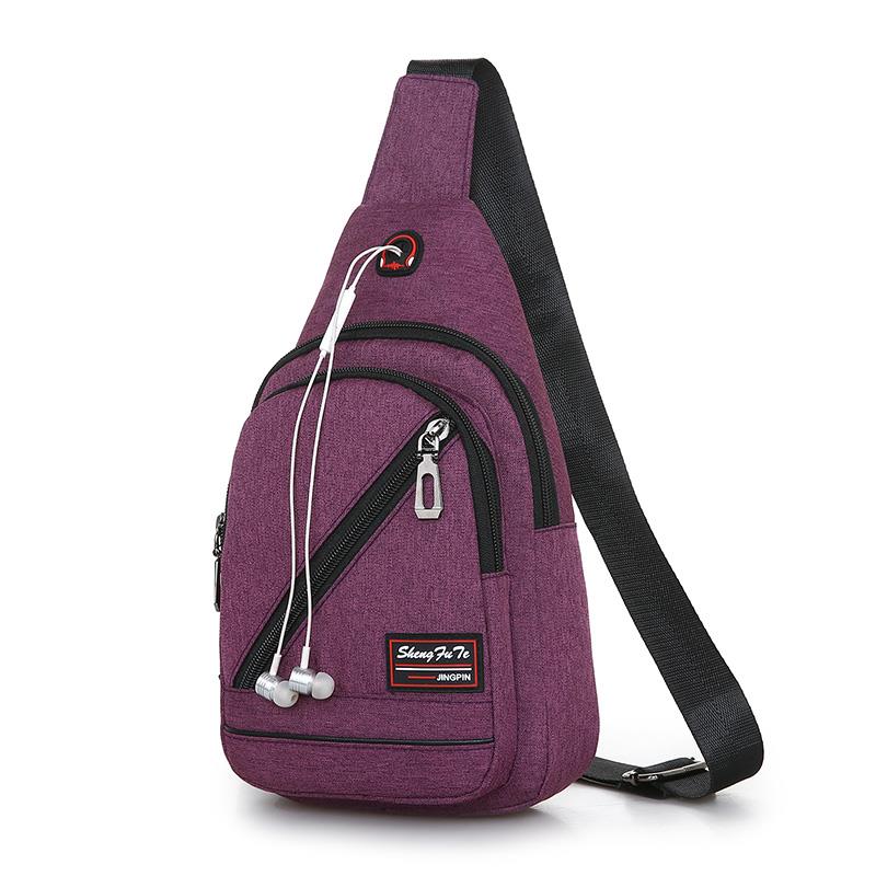 Fashion anti-scratchproof male and female universal breasted bag single shoulder inclined satchel bag Single shoulder oxford cloth casual shoulder bag sails bag