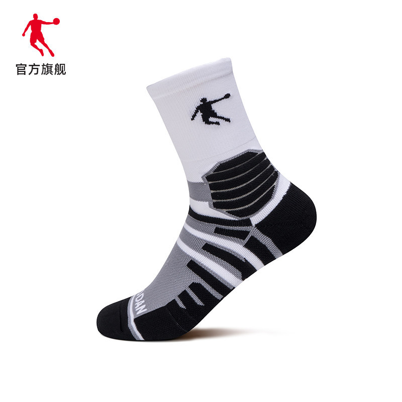 China Jordan Basketball Socks, Unisex High-Top Breathable Socks, Sweat-Absorbent Training Socks, Fashionable Casual Socks, Sports Socks