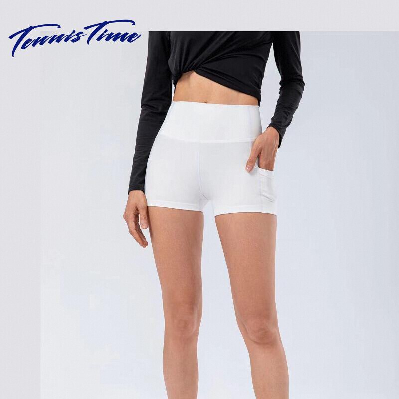 Tennistime Doesn'T Roll up or Pinch! Bare-Feel Tennis Leggings, Yoga Sports Shorts, Tummy Control with Pocket Tennistime Doesn'T Roll up or Pinch! Bare-Feel Tennis Leggings, Yoga Sports Shorts, Tummy Control with Pocket