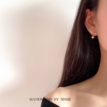Ear clip without ear hole female star earring high sense earring mosquito plate temperament earring temperament design sense summer