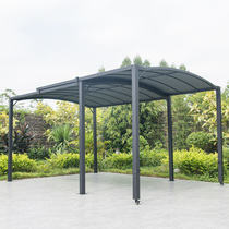 Outdoor Pavilion waterproof sunshade telescopic multifunctional car shed parking shed courtyard garden garden leisure riding Pavilion