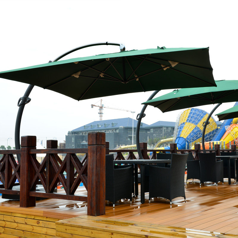 Outdoor parasol European-style sun umbrella sentry box leisure garden square umbrella outdoor open-air advertising leisure large umbrella