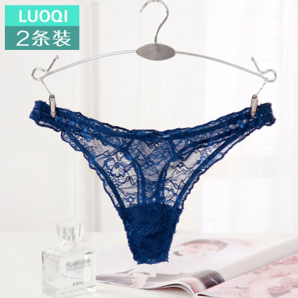 2条盒装 女士全蕾丝镂空透明丁字裤性感情趣内裤纯色无痕T裤低腰-tmall.com天猫 2条盒装 女士全蕾丝镂空透明丁字裤性感情趣内裤纯色无痕T裤低腰-tmall.com天猫