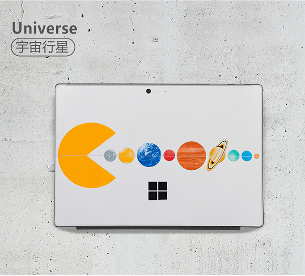Mới Microsoft bề mặt mới pro5 máy tính xách tay pro3 phim pro6 phẳng pro4 máy tính trở lại cuốn sách phim 2 nữ cá tính sáng tạo đi cơ thể máy tính xách tay 2 vỏ bảo vệ 3M nhãn dán - Phụ kiện máy tính bảng bao da ipad mini 5