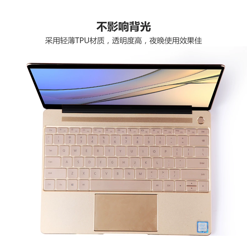 Huawei matebook máy tính xách tay 13 inch 15.6 máy tính e bàn phím d bảo vệ x bộ pro phim magicbook vinh quang 14 inch bụi trong suốt đầy đủ bìa bàn phím phim 12 inch phụ kiện decal máy tính casio 580