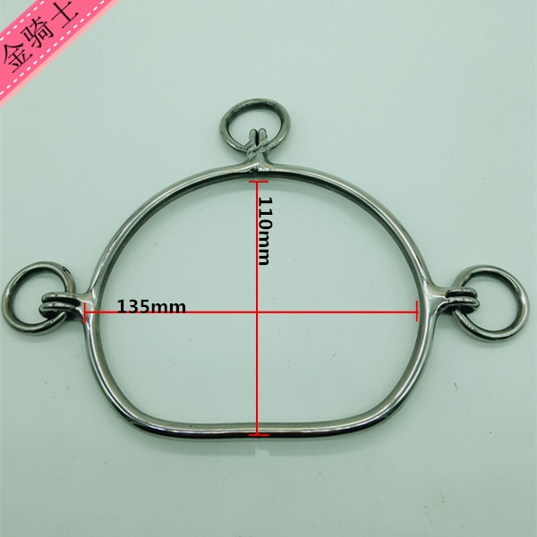 304 Stainless Steel Male Horse Horse Saddle Accessories Large Ring Mouth Gag rama chew Lama Rammed Guard Rail Fitting