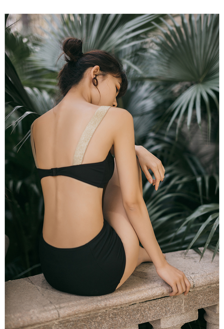 Đồ bơi hàn quốc nữ lưới đỏ eo cao bikini gợi cảm che bụng bị chẻ mỏng sinh viên bảo thủ mùa xuân nóng bỏng áo tắm - Bikinis áo choàng tắm biển