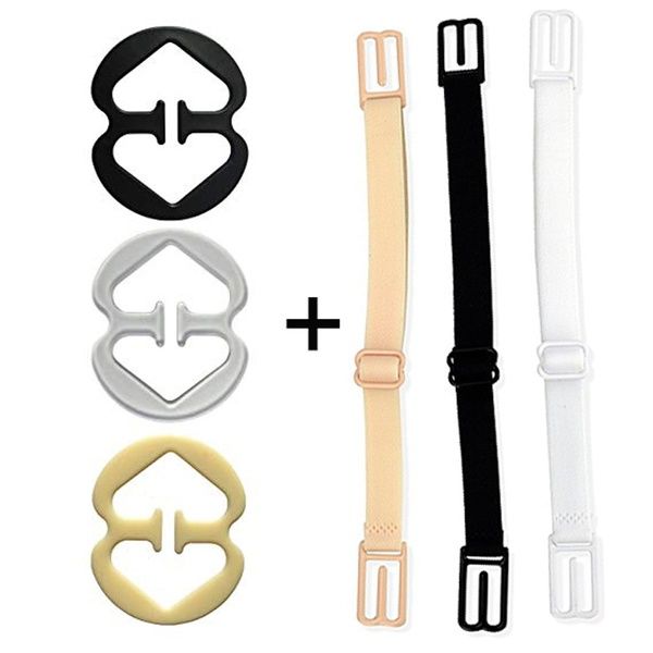 Concealed underwear non-slip buckle chest anti-light bra shoulder strap cross-strap buckle anti-slip adjustable anti-slip strap