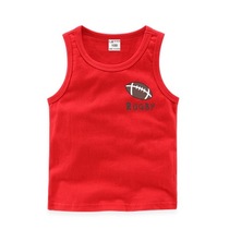 2020 spring new boys and girls childrens sports and leisure training pure cotton vest rugby vest