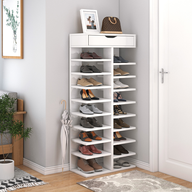 Shoe rack Easy doorway Home Containing Gods open small and narrow good-looking storage shelve dust-proof Easy Shoe cabinet