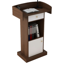Lecture podium hotel welcome desk reception desk classroom desk wooden podium hosting podium podium