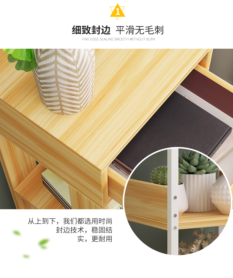Giá đỡ hoa đơn giản hiện đại trong nhà chậu hoa lưu trữ hộ gia đình giá đỡ sàn kệ thịt màu xanh lá cây giá hoa - Kệ kệ để đồ bằng gỗ