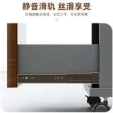 Шкаф для документов, небольшой офис, запираемый деревянный небольшой шкаф, шкаф для хранения, ящик с колесиками, мобильный шкаф для хранения под столом