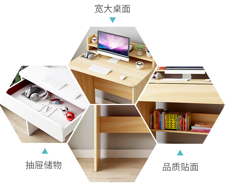 Bàn máy tính Yijiada bàn đơn giản để bàn nhà phòng ngủ kinh tế máy tính xách tay bàn học viết bàn viết - Bàn bàn máy tính