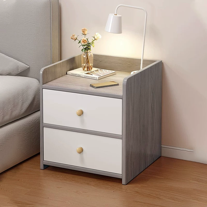 1. Bedou cabinet minimalist modern bedroom simple storage small cabinet economy shelf small bedside cabinet