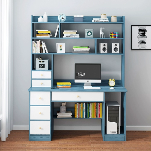 Ноутбук, книжная полка, простой книжный шкаф для школьников для спальни для письма