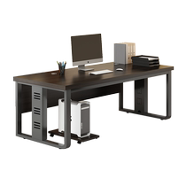 Desk staff station minimalist modern table and chairs Combined office 2 Double 4 staff working position Finance table