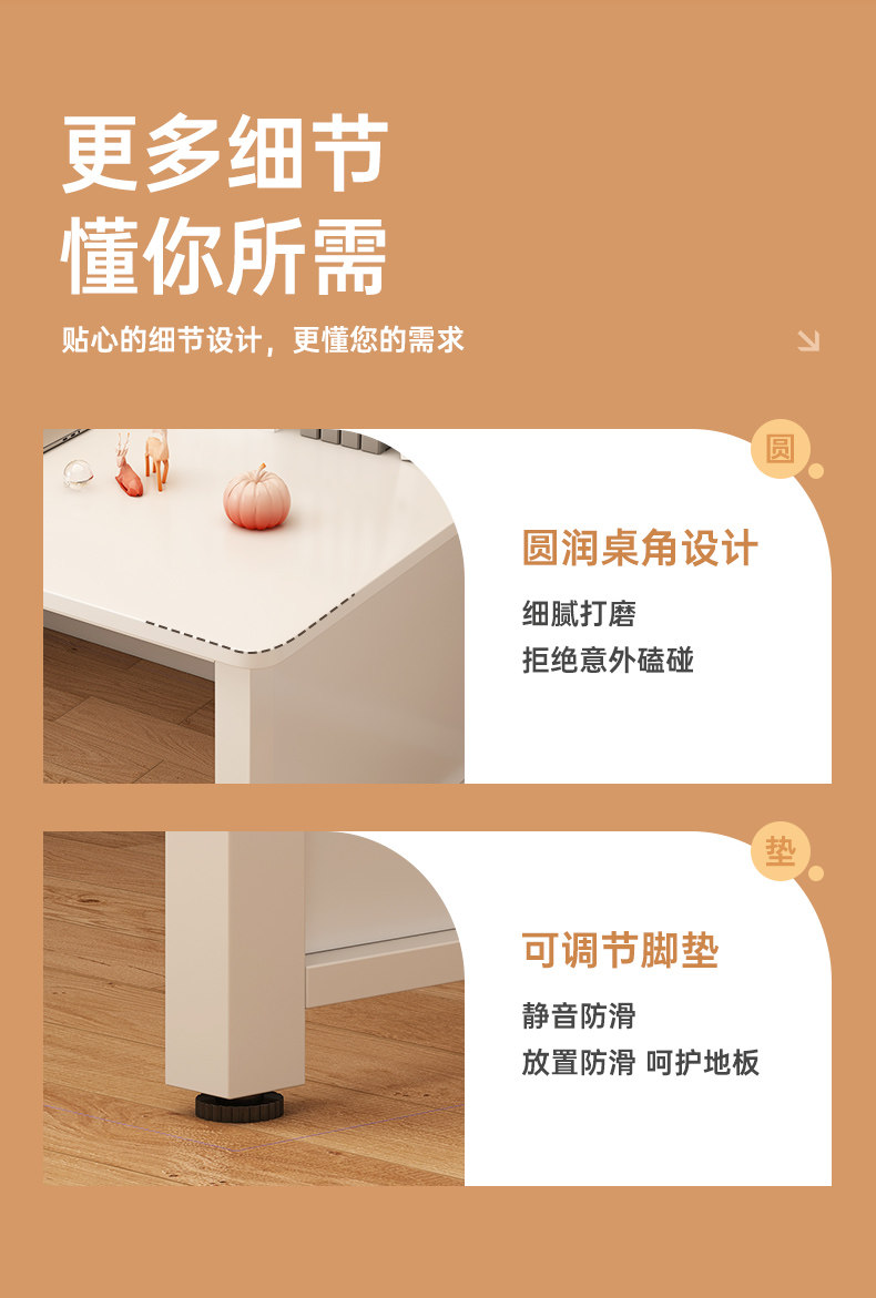 Угол стола 转角电脑桌家用学习桌子型现代奶油风洞洞板拐角书桌卧室办公桌 Other