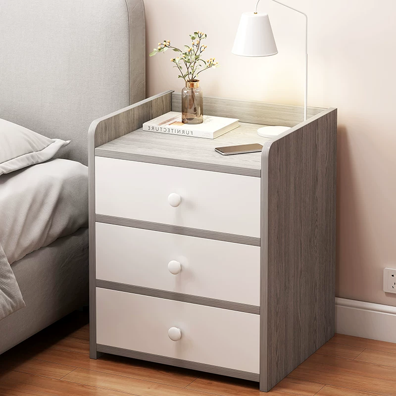 1. Bedou cabinet minimalist modern bedroom simple storage small cabinet economy shelf small bedside cabinet