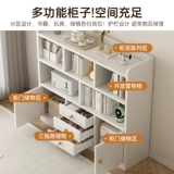 Книжная полка, напольная стойка для хранения у стены, встроенная прикроватная перегородка для спальни, шкаф для хранения, прикроватная тумбочка, детский книжный шкаф