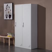 Shenzhen staff special 2 2nd door locker with lock company 2 changing clothes storage deposit box sheet metal locker shoe cabinet