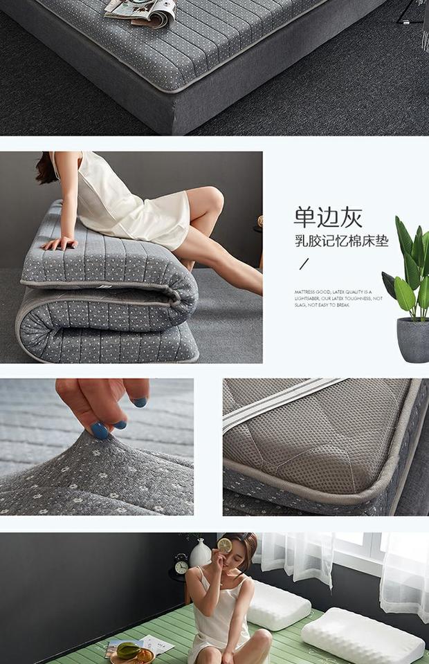 Tô Châu học mủ bọt xốp căn hộ cao 0,9 mét hồi phục 1,8 mét đơn gấp đôi nệm cao su - Nệm nệm cao su kymdan