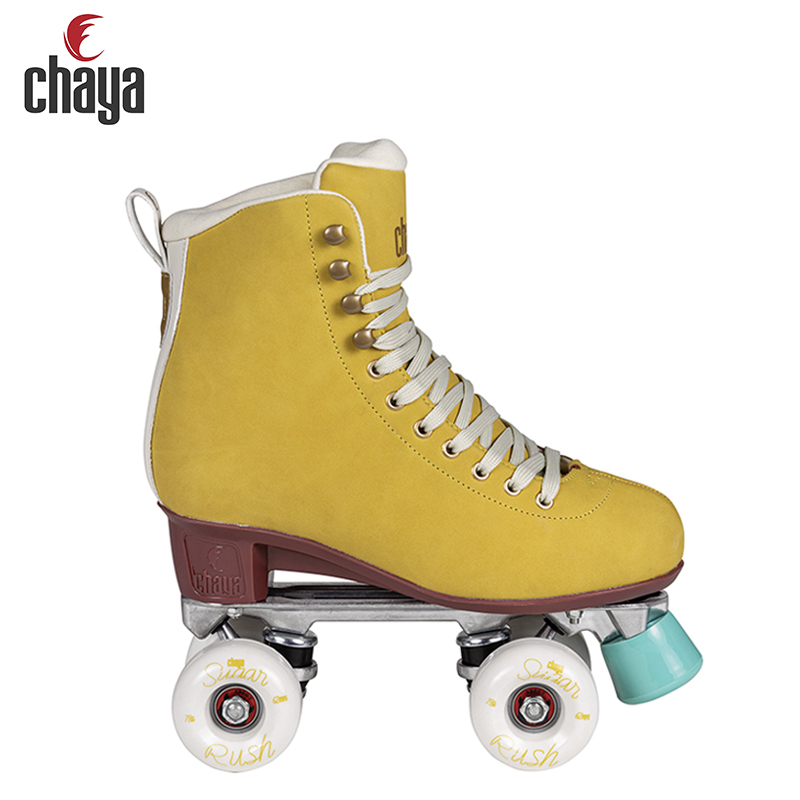 Chaya German Melrose Deluxe Amber men and women specialize in double-rows rollerskate