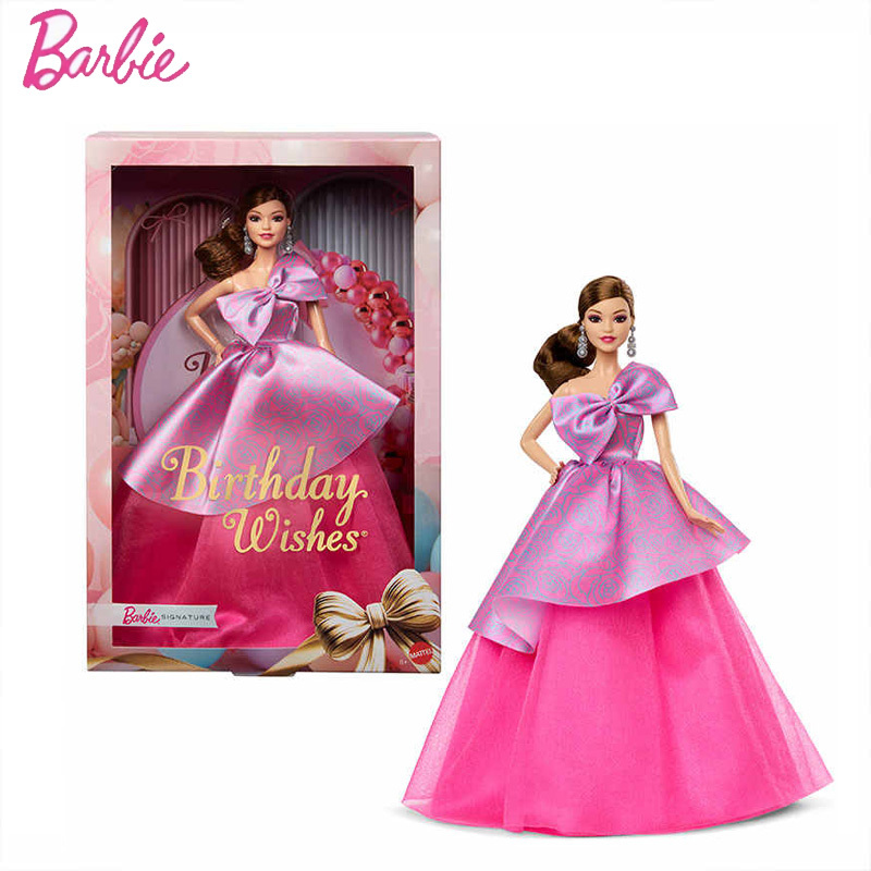 Barbie Doll Birthday Wishes 2025 Collector's Edition Adult Collectible Commemorative Figure Gift for Girls Toy Barbie Doll Birthday Wishes 2025 Collector's Edition Adult Collectible Commemorative Figure Gift for Girls Toy