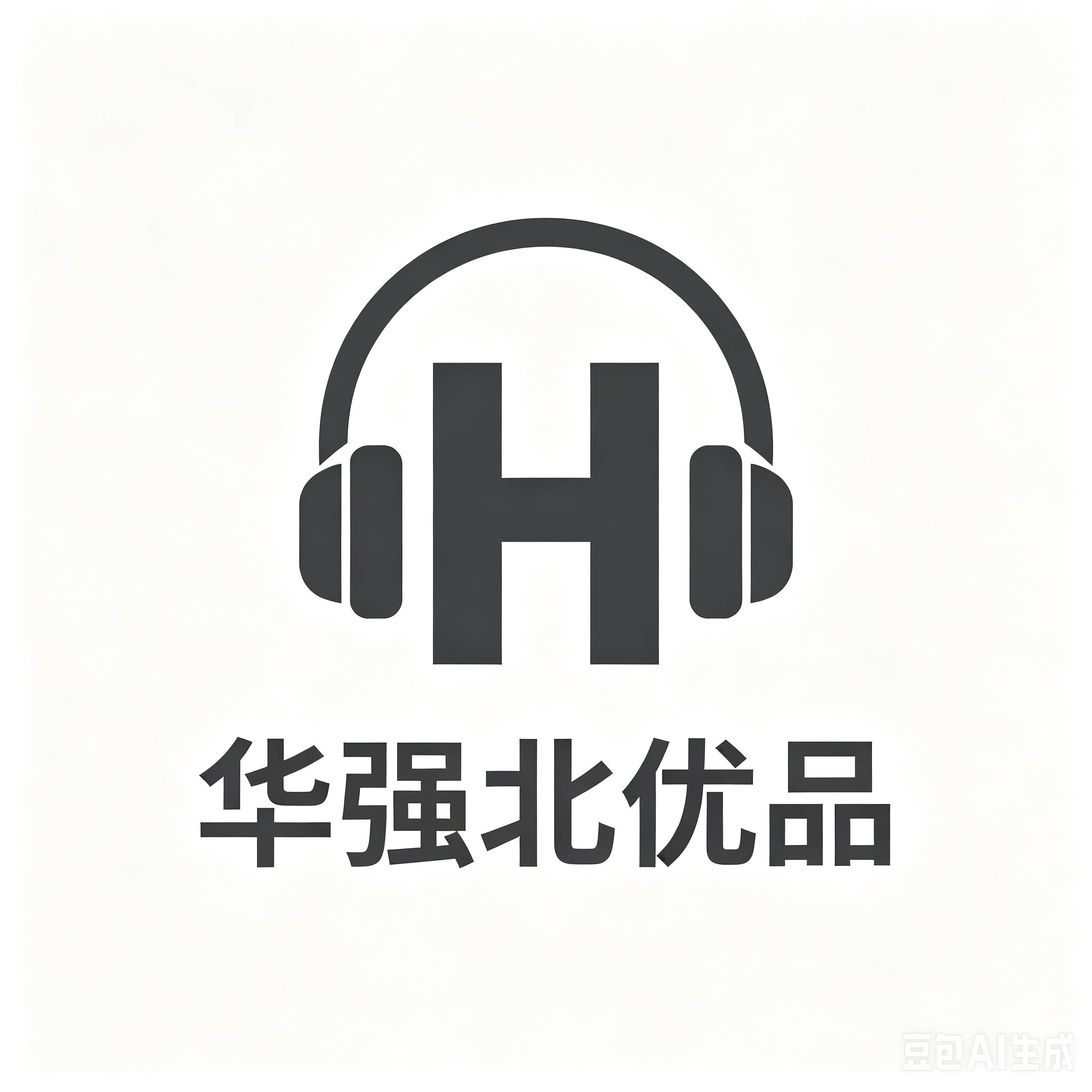华强北正品耳机商行的LOGO