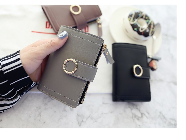 Khóa kéo nữ mới có khóa đơn giản, ví nhỏ 2019 ví nam nhỏ gọn