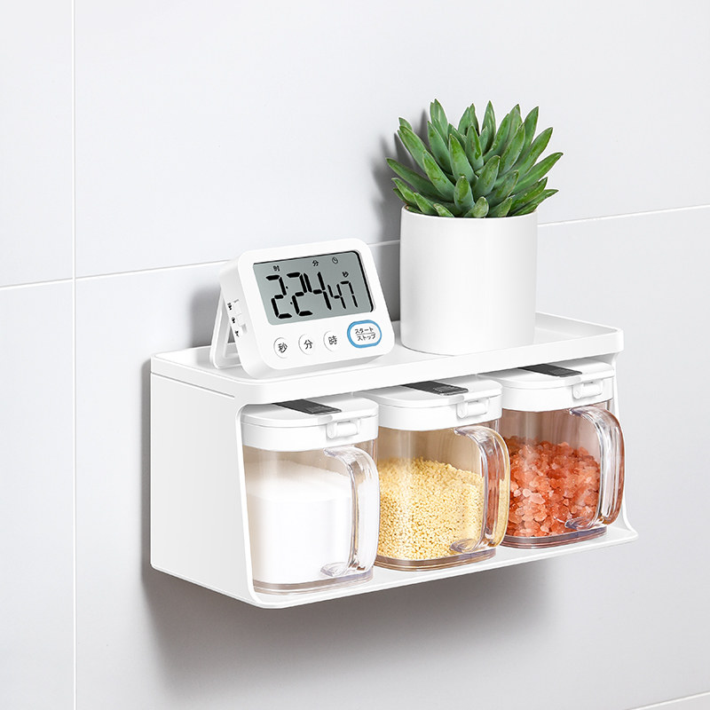 Day Style Seasoning Jar Plastic Salt Jars Kitchen seasoning jar Home Seasoning Bottle Sugar Jars Oil Pot Salt MSG Sauce