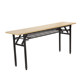 Double-layer simple folding desk training table long table conference table bar table long table ກິດ​ຈະ​ກໍາ​ຕາ​ຕະ​ລາງ thickened ແລະ reinforced​