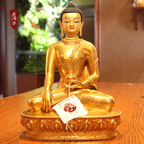 Nepal Sakyamuni Boutique Sakyamuni Buddha Hall enshrines bronze gilt Sakyamuni 5 optional