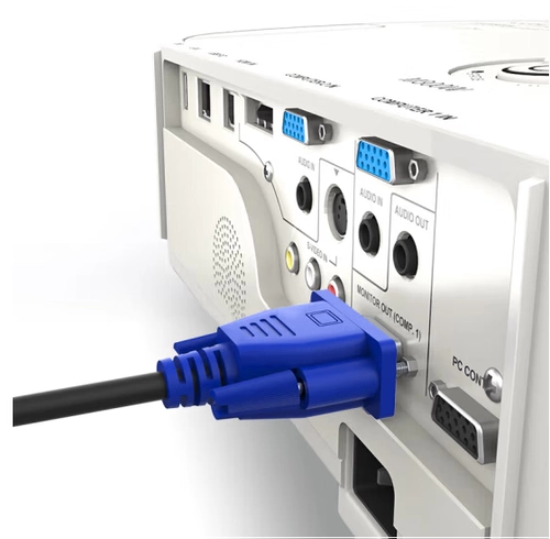 Biaz HD VGA Cable TV Проектор дисплей, соединяющий двойное магнитное кольцо 3+6 проволочного ядра XL2 Blue
