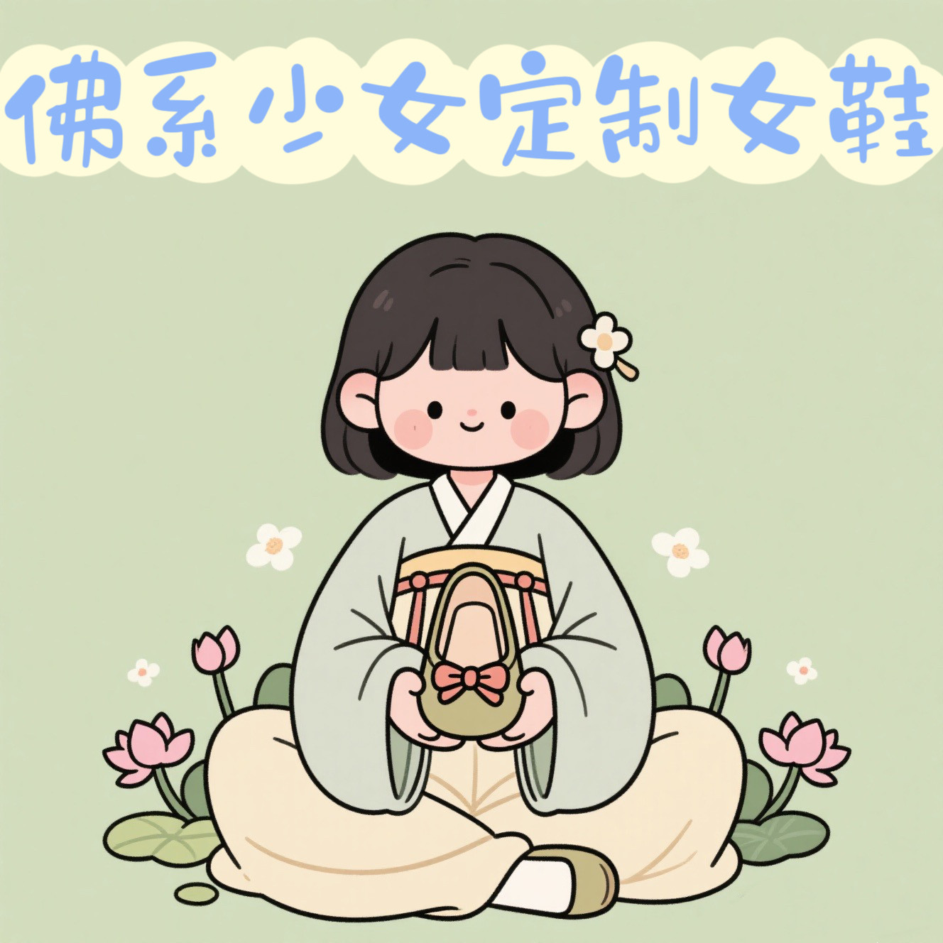 佛系少女定制女鞋