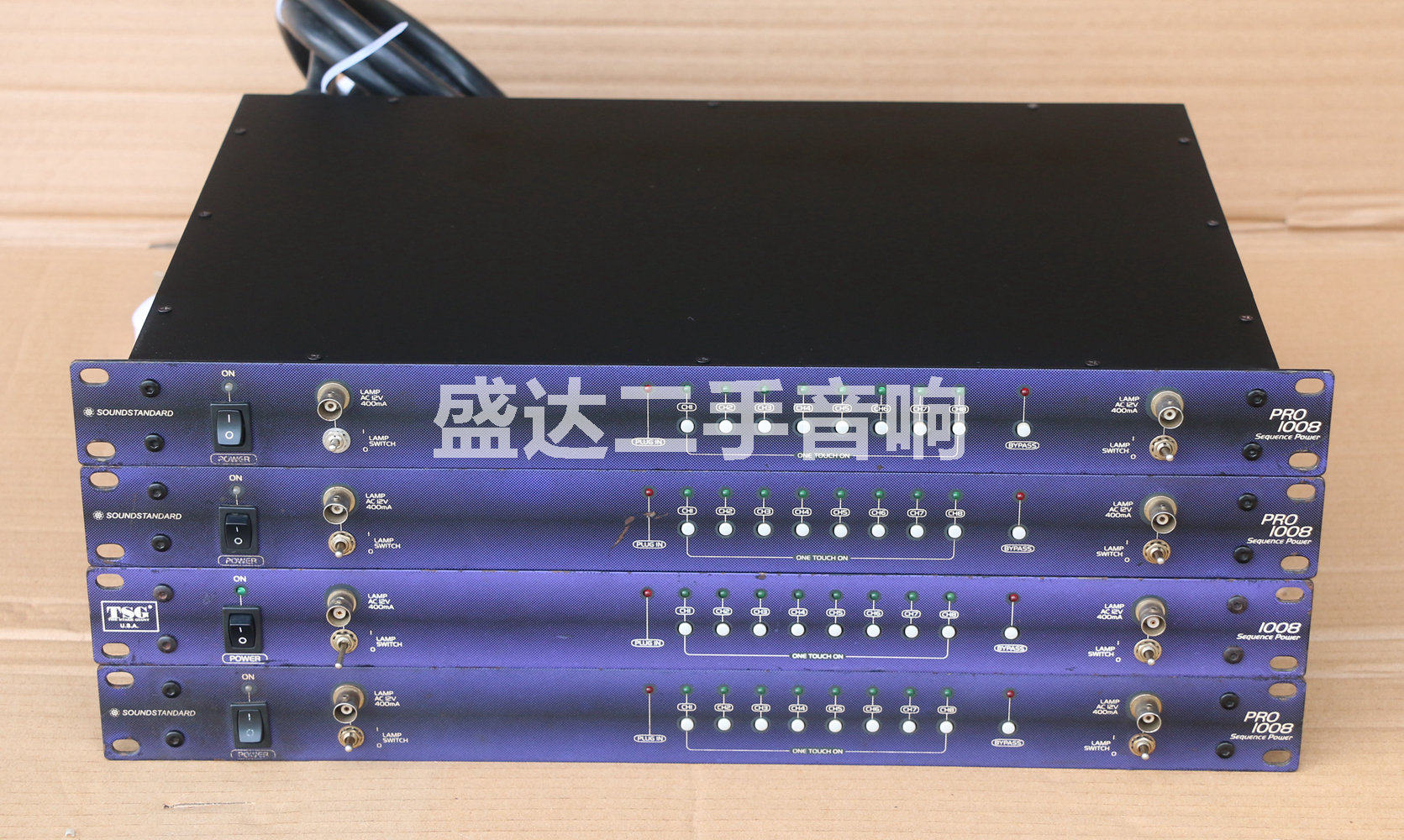 Used Soundstandard sound approval PRO1008 8 cabinet power clock sequencer