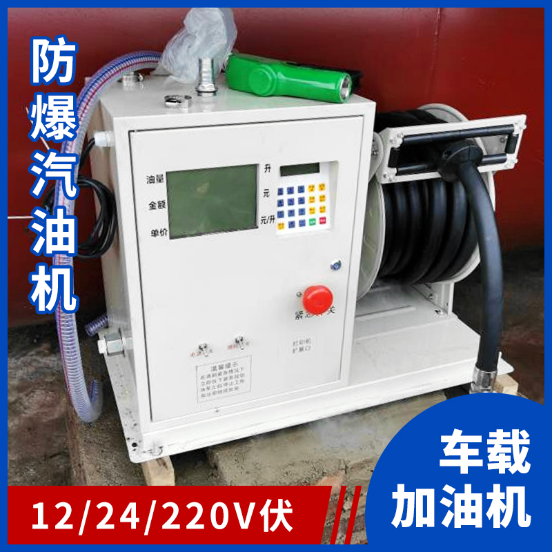 Vehicle refueling machine 12 24 220v diesel gasoline electric automatic large flow small explosion-proof refueling equipment