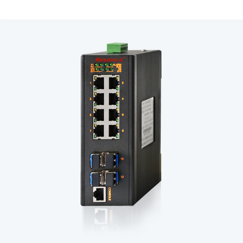 one trillion MIE-2412M-GX4 MIE-2412M-GX4 8GE 4GSFP 4GSFP Rail Type All one thousand trillion Network Management Type Industrial Switch MEXON