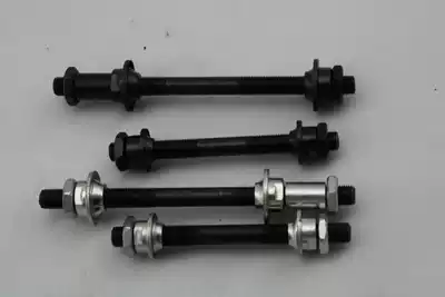 Bicycle quick release cylinder hollow shaft bead gear flower drum hollow shaft front and rear set of shaft shaft with screw