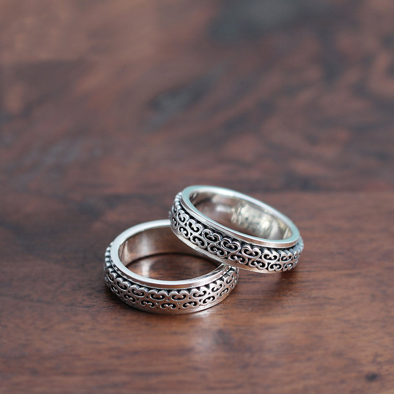 Bague mixte en Argenterie - Ref 3086934 Image 4