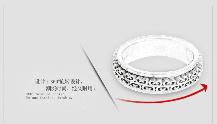 Bague mixte en Argenterie - Ref 3086934 Image 17