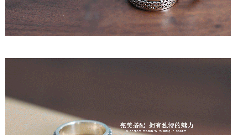 Bague mixte en Argenterie - Ref 3086934 Image 20