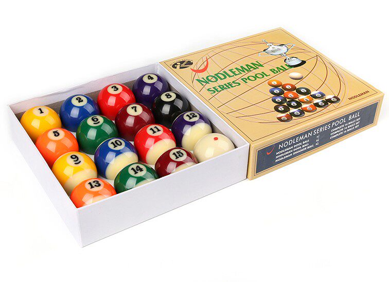 Large American Gold cup billiard crystal ball American Black eight 16 color billiards 57 2mm billiard billiard