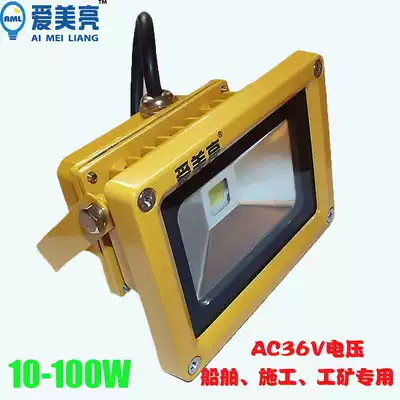 36V Flood light 36V Marine LED light Outdoor safety voltage 36V LED light Amiliang AC 36V light