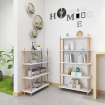 ins Hanfeng shelf floor bookshelf multi-level storage rack Nordic childrens bookshelf shelf landing ins Wind