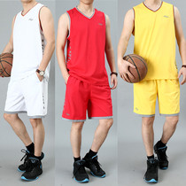 Basketball sports suit summer thin men Cotton sweat-absorbing breathable jersey running fitness sleeveless vest shorts